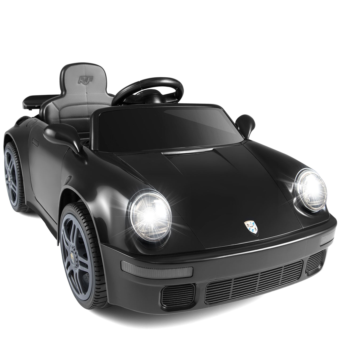 12V Electric Ride On Car Licensed RUF¬†CTR with Remote Control and Music-Black