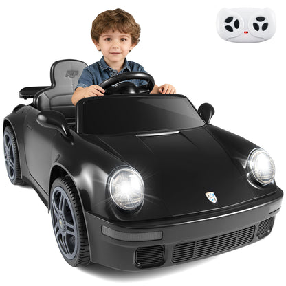 12V Electric Ride On Car Licensed RUF¬†CTR with Remote Control and Music-Black