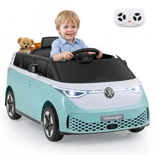 12V Electric Ride-On VW Bus with Remote Control & Music