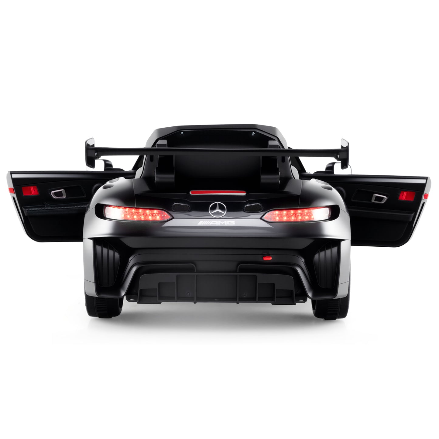 12V Kids Ride-On Car Mercedes-AMG GT3 Licensed with Adjustable Speed-Black