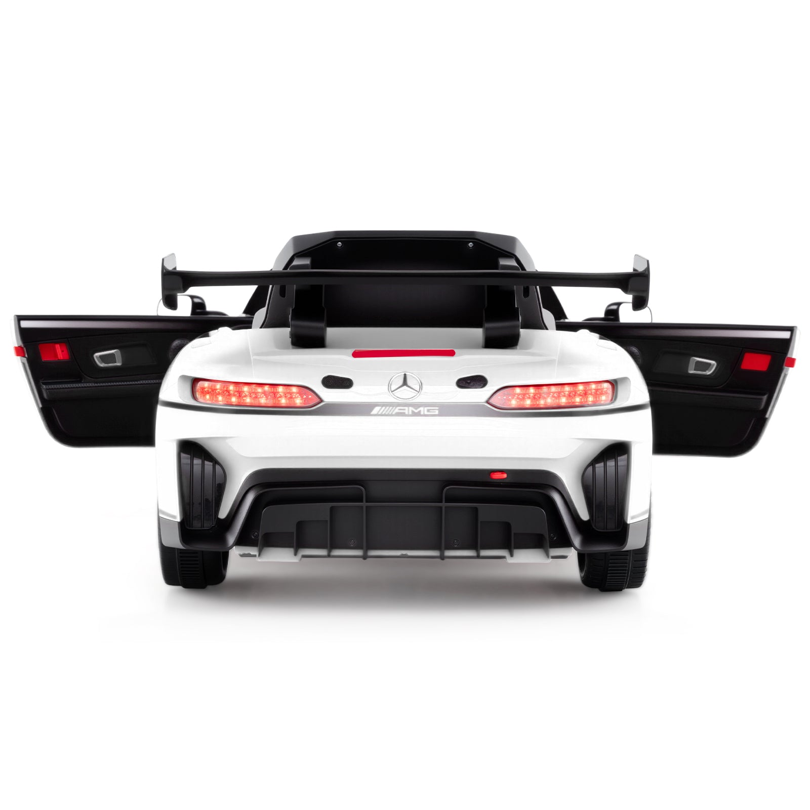12V Kids Ride-On Car Mercedes-AMG GT3 Licensed with Adjustable Speed-White