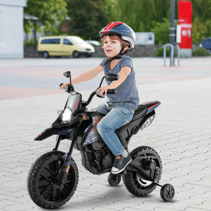 Aprilia Licensed Kids Ride On Motorcycle with 2 Training Wheels