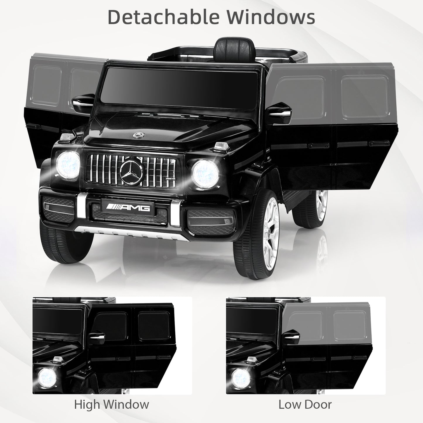 12V Mercedes-Benz G63 Licensed Kids Ride On Car with Remote Control