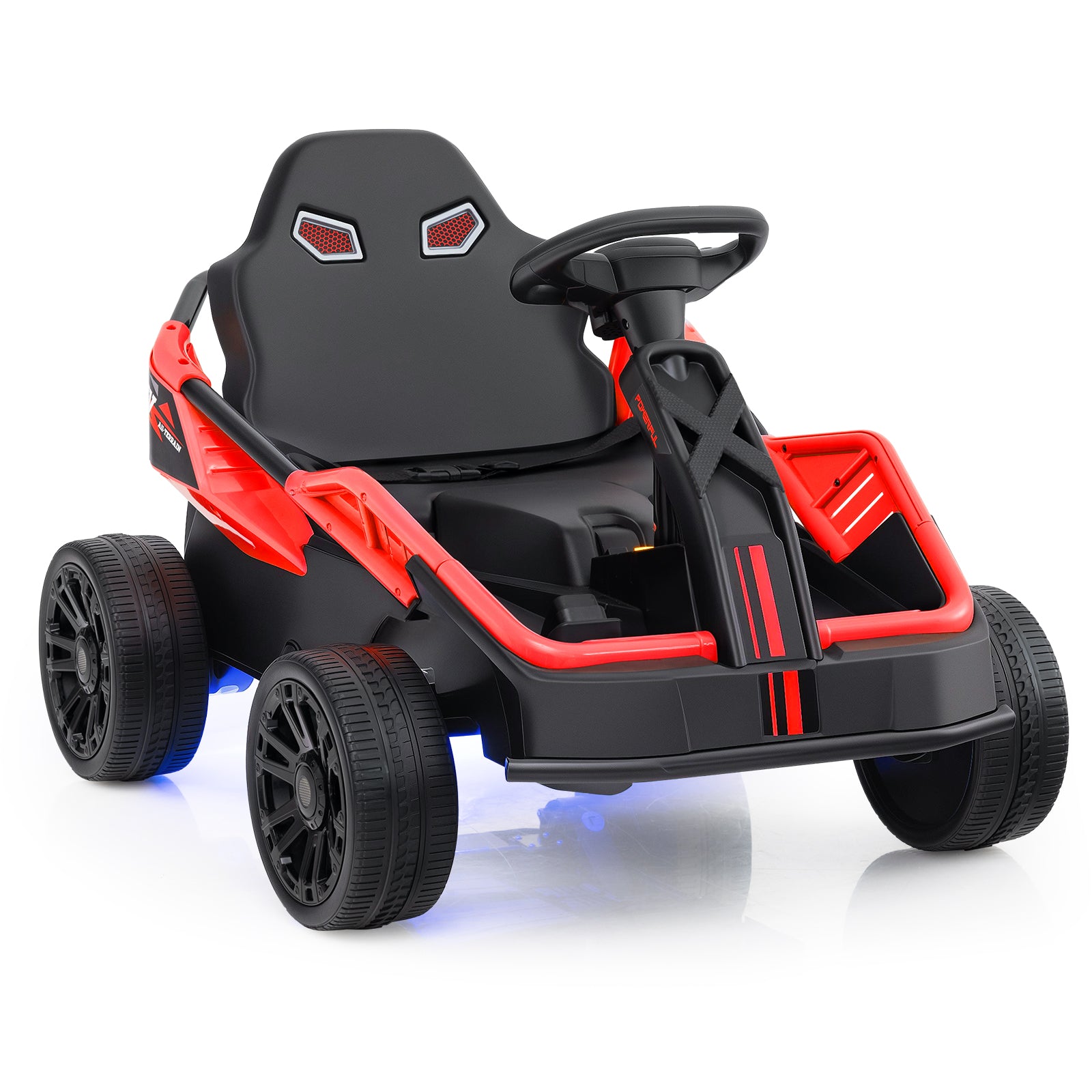 12V Ride on Car Electric UTV with Remote and Music for Big Kids-Pink - Red