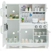 Kitchen Pretend Play Cookware Set Toys for Kids with Water Dispenser