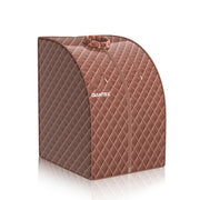 Portable Personal Steam Sauna Spa with 3L Blast-proof Steamer Chair-Black - Coffee