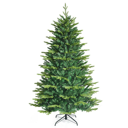 Pre-lit Artificial Hinged Christmas Tree with APP Controlled LED Lights-6 ft - 6 Ft