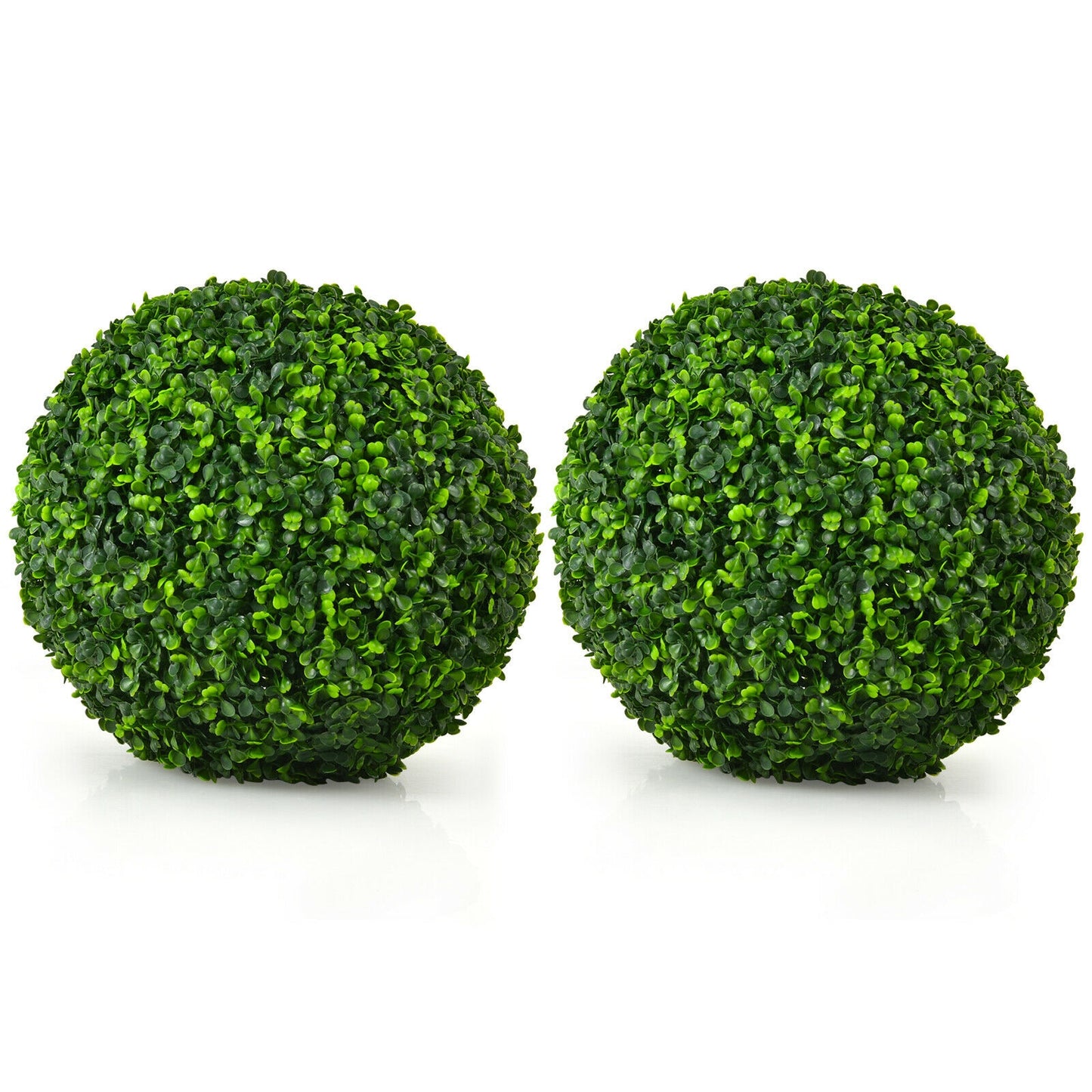 Artificial Boxwood Topiary Ball Tree Set - 15.7 Inch (2 Pieces)