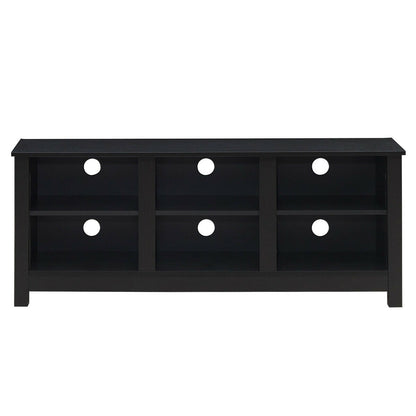 60 Inch Entertainment TV Stand Cabinet-Black