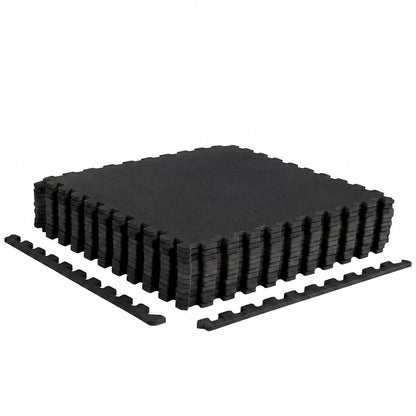 Interlocking EVA Foam Floor Tiles 12-Pack Non-Slip Mats
