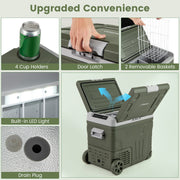 12 Volt Car Refrigerator Portable Car Fridge with Adjustable Range-50L