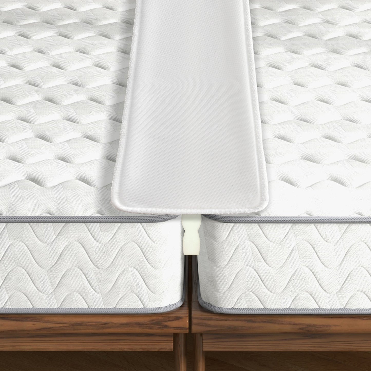 12 Inch Wide Bed Bridge Twin to King Converter Kit with Strap