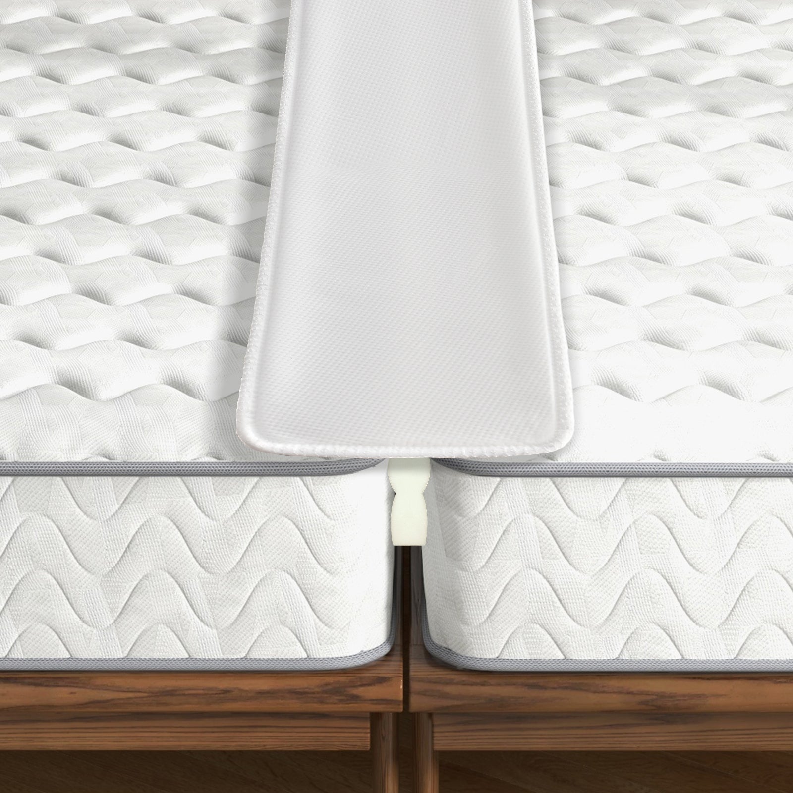12 Inch Wide Bed Bridge Twin to King Converter Kit with Strap