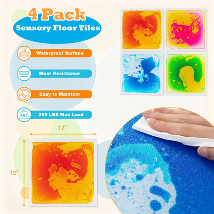 12" x 12" Toddler Sensory Floor Titles