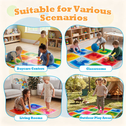 12" x 12" Toddler Sensory Floor Titles