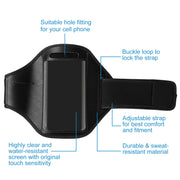 Phone Armband Case Adjustable Sweat-Resistant Armband Phone Holder