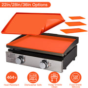 Silicone Griddle Mat Heavy Duty Food Grade Grill Mat BBQ Griddle Top Cover