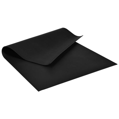 Workout Yoga Mat for Exercise-Black - Black