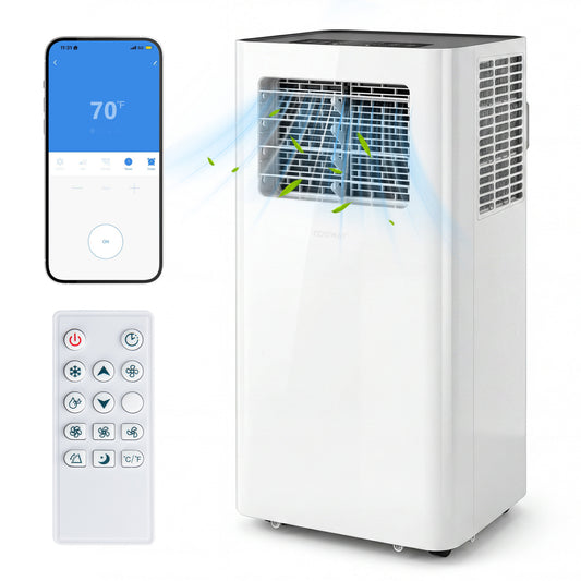 14000 BTU 3-in-1 Smart AC with Wi-Fi and Remote Control & Window Kit