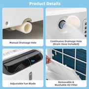 14,000 BTU Smart Portable AC – App & WiFi