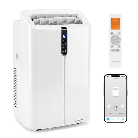 14000 BTU Smart Portable Air Conditioner with App & Voice Control