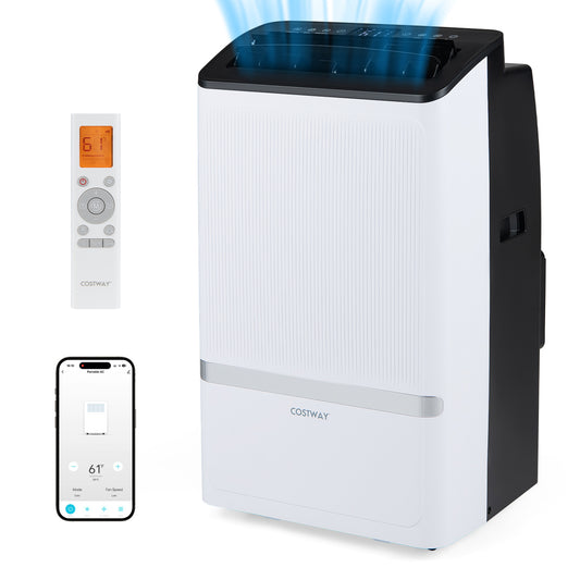 14000 BTU Portable Air Conditioner with WiFi & Dehumidifier
