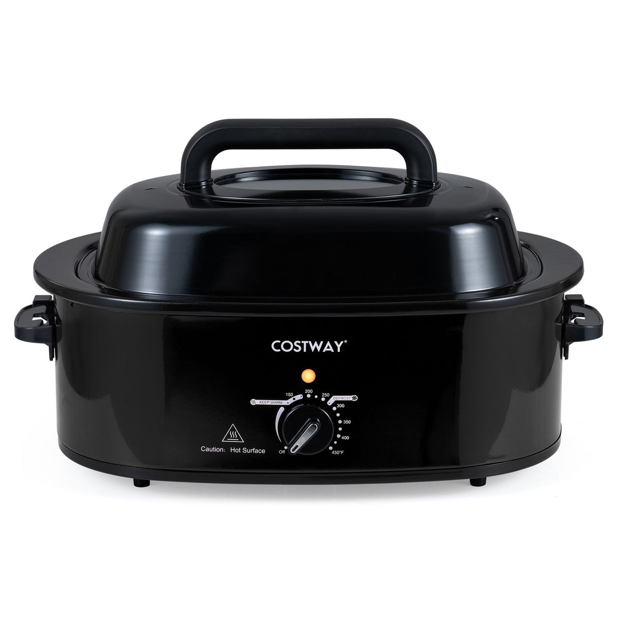 1450W 8 QT Electric Roaster Featuring Self-Basting Lid Holds up to 13.2 LBS Turkey