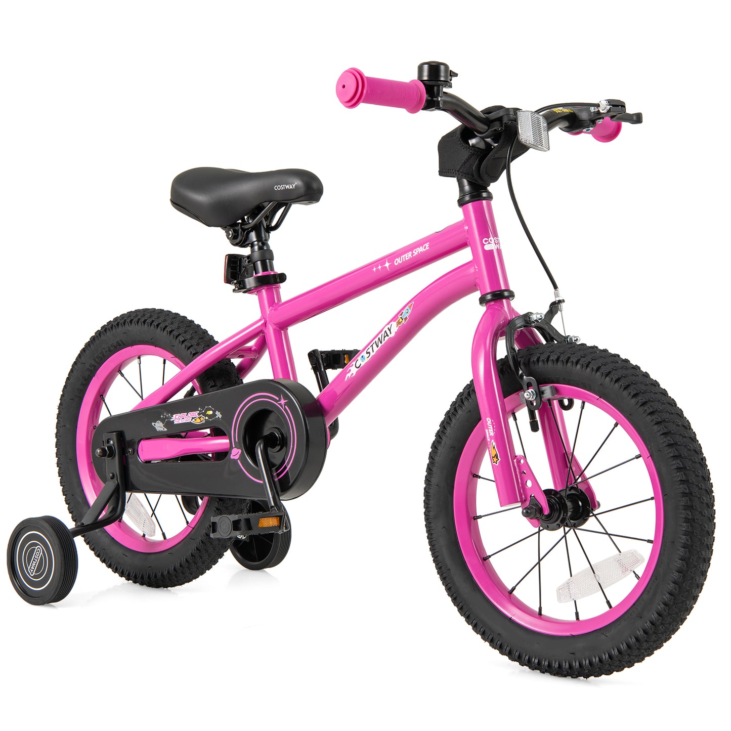16-Inch Kids Bike for 4-7 Years Old Adjustable with Removable Training Wheels-16 inches