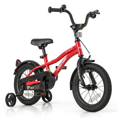 14 Inch Kids Bike Adjustable Bicycle with Reflectors and Bell for 3-5 Years Old - 5 Years Old