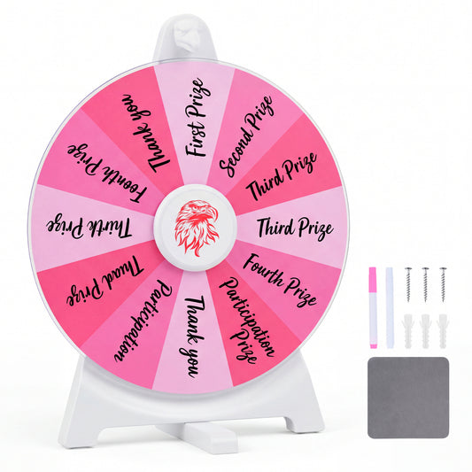 14 Slots Spin Wheel with Blackboard Marker