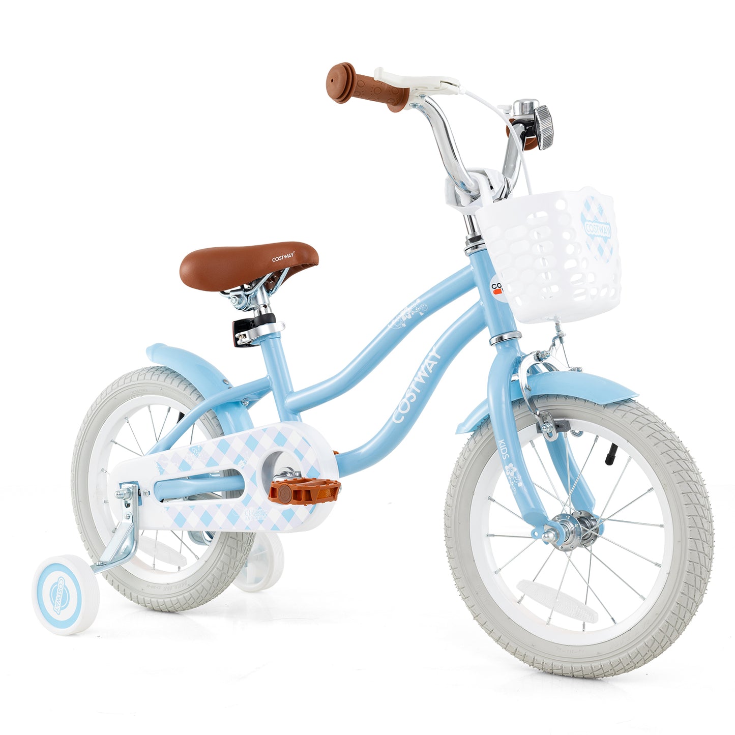 12 Inch Kids Bike with Adjustable Handlebar and Seat for 3-4 Year Old - 5 Year Old