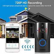 WiFi Video Doorbell Wireless Door Bell 720P HD WiFi Security Camera