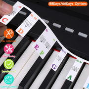 61-Key Piano Keyboard Stickers