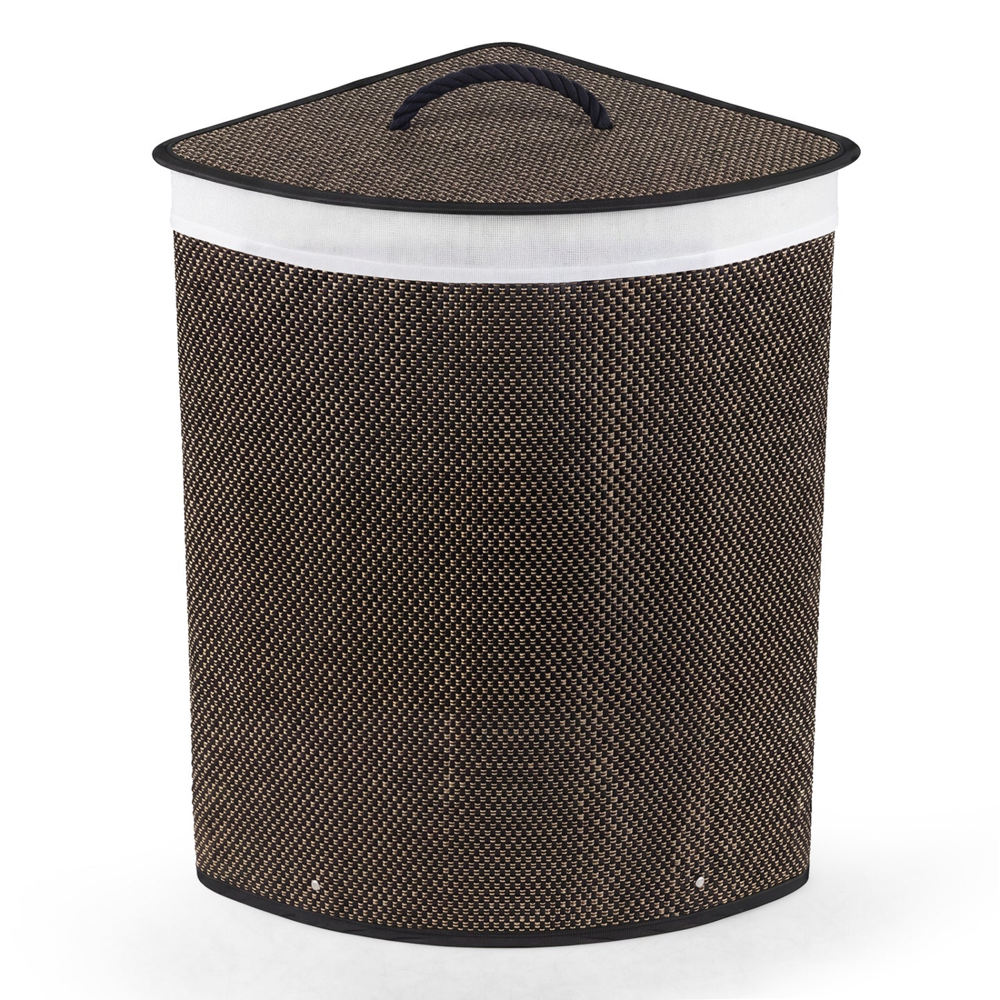 15 Gallon Bamboo Laundry Hamper with Removable Liner