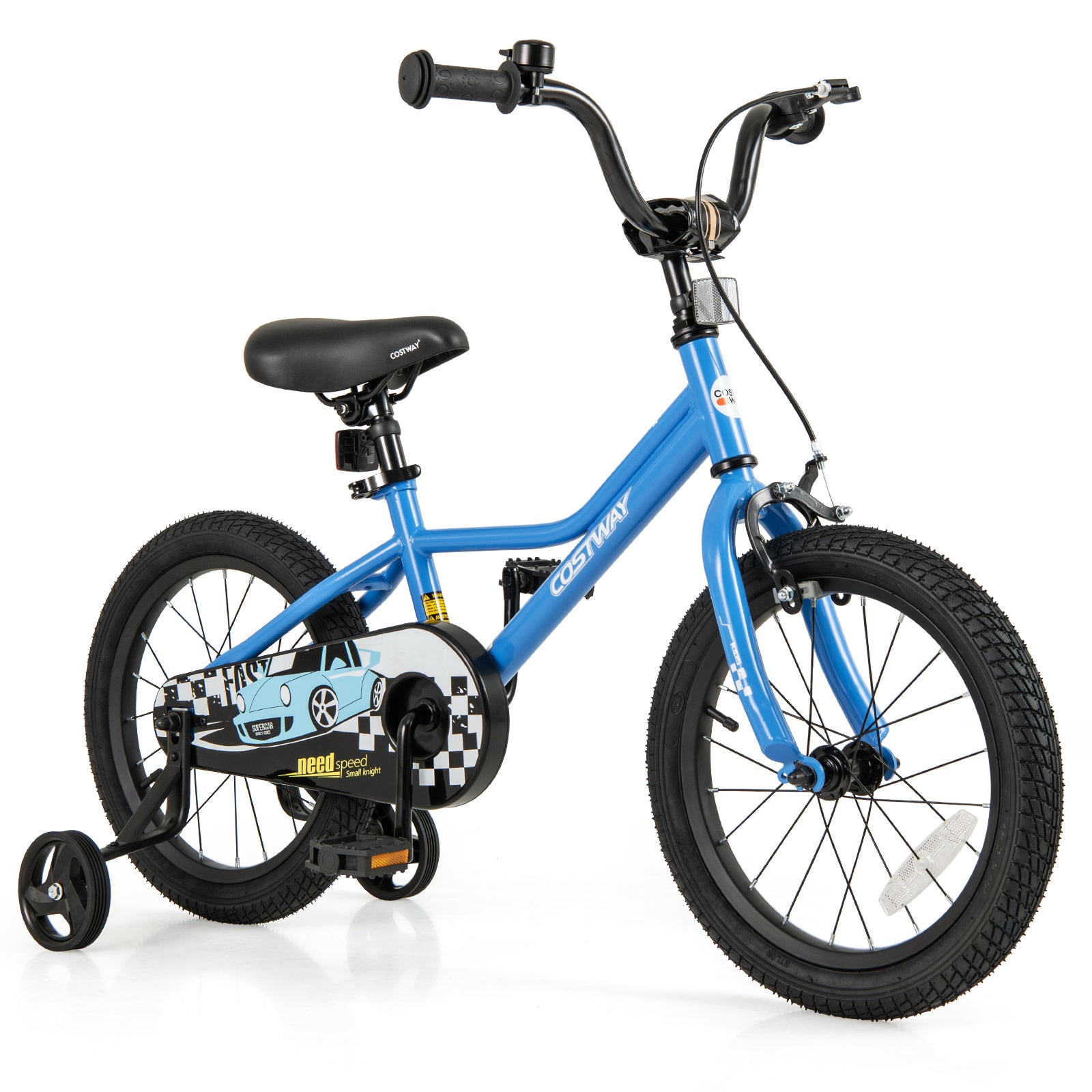 14 Inch Kids Bike with Removable Training Wheels for Aged 3-5 Years Old - 7 Years Old