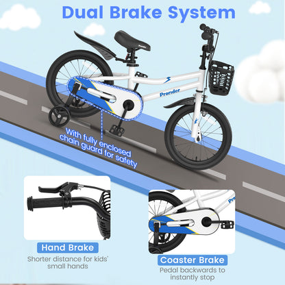 16 Inch Kids Bike with Removable Training Wheels