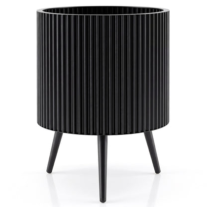 20-Inch Raised Metal Planter with Stand and Drainage Holes