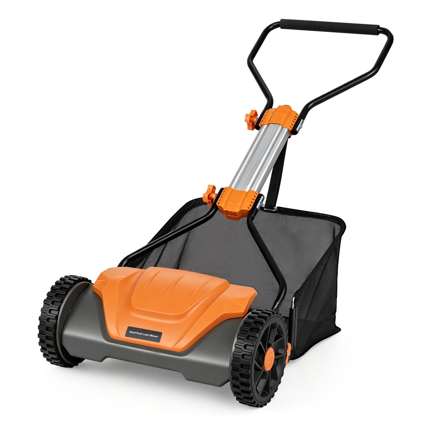 16-Inch Push Reel Lawn Mower with 8-Gallon Grass Catcher