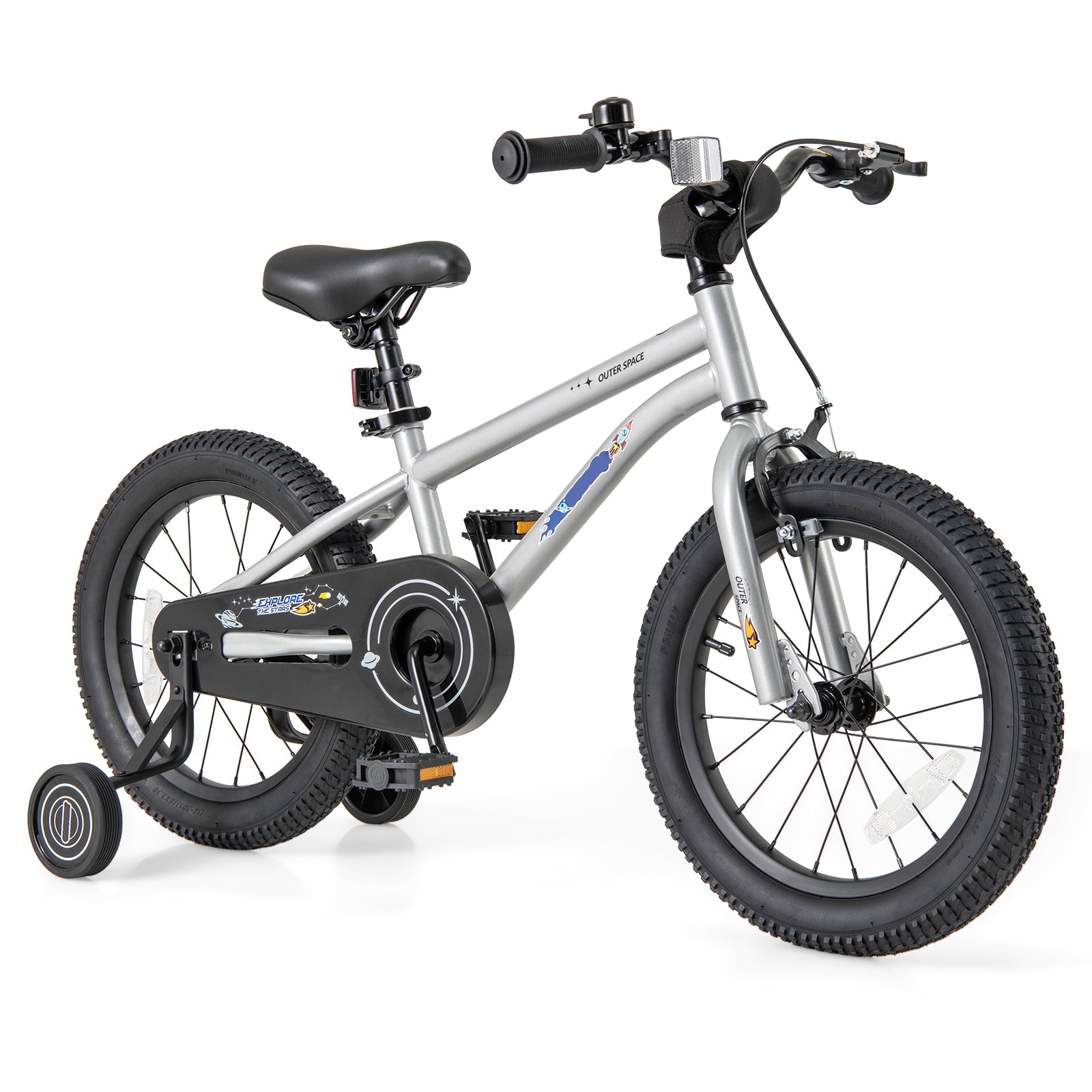 14-Inch Kids Bike Bicycle for Boys Girls 3-5 with High Carbon Steel Frame - 16 Inches
