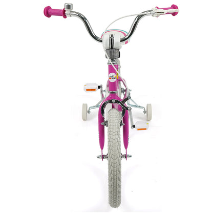 Kids Bike 12-18 Inch with Training Wheels - Pink