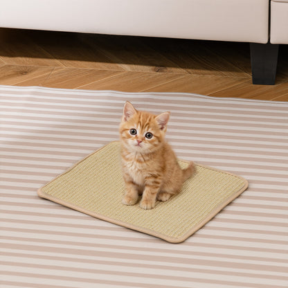 Cat Scratcher Mat Set - 6 Piece Natural Sisal Furniture Protector