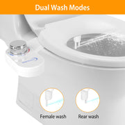 Non Electric Cold Water Mechanical Bidet Toilet Seat Attachment Fresh Water Sprayer