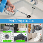 32.8FT Drain Snake Clog Remover