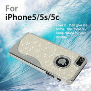 White Hexagon Style Hard Phone Case Cover Skin for Apple IPhone 5 5S 5C