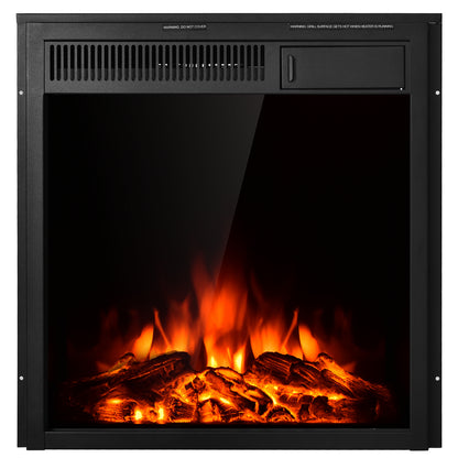 18/22.5 Inch Electric Fireplace Insert with 7-Level Adjustable Flame Brightness - 22.5 Inches