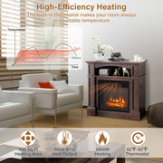 18" TV Stand w/ Fireplace