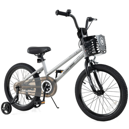 14 Inch Kids Bike Adjustable with Transparent Chain Cover for 4-5 Years Old - 8 Years Old