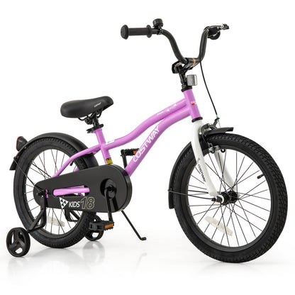 Kids Bike 14-Inch Children Training Bicycle with 2 Brake for 3-5 Years Old - 8 Years Old