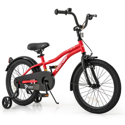 14 Inch Kids Bike Adjustable Bicycle with Reflectors and Bell for 3-5 Years Old - 8 Years Old
