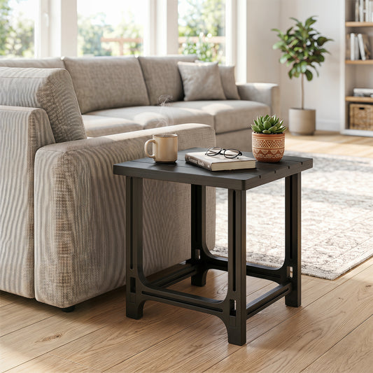 18" Adirondack Side Table with Slatted HDPE Surface